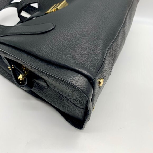 Radley London Black Pebbled Leather Sloane Street Convertible Satchel Bag - Picture 6 of 11